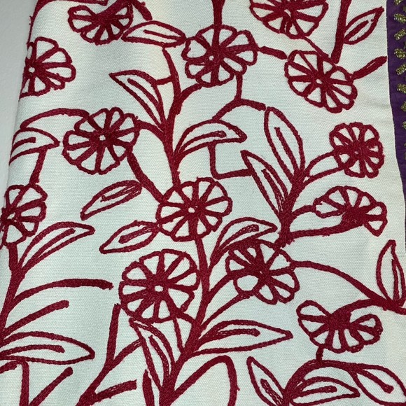 ANTHROPOLOGIE LEIFNOTES woman's size 2 Brimming Borders embroidered beaded skirt - Picture 7 of 13